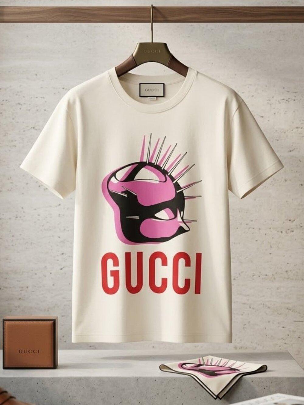 NWT Gucci Manifesto Oversized T-Shirt in Off-White - Size M